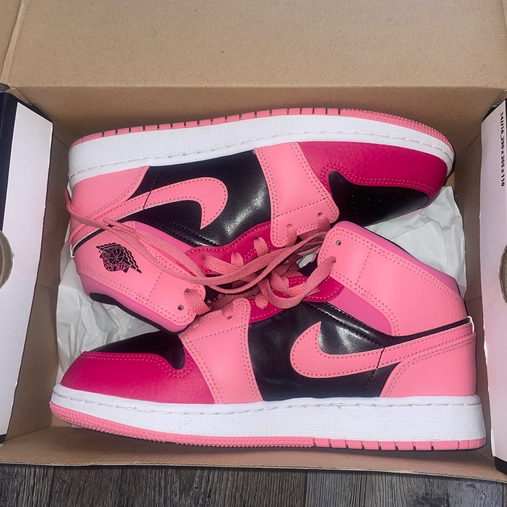 Jordan Coral Chalk and Pink High-Tops